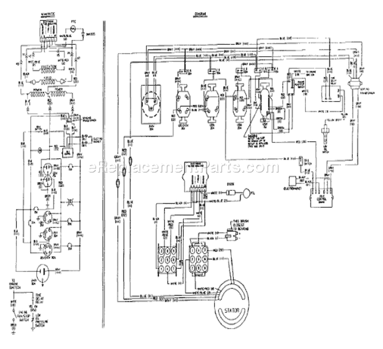 Page F Diagram and Parts List for 9288-2  Briggs and Stratton Generator
